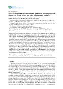 Bài báo Khoa học Nghiên cứu áp dụng thử nghiệm mô hình mạng Bayes trong đánh giá các yếu tố ảnh hưởng đến diễn biến cửa sông Đà Diễn