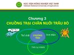 Bài giảng Chăn nuôi trâu bò - Chương 3: Chuồng trại chăn nuôi trâu bò