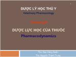 Bài giảng Dược lý học thú y - Chương 2: Dược lực học của thuốc Pharmacodynamics