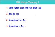 Bài giảng Giải tích 2 - Chương 3 - Nguyễn Văn Quang