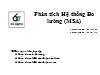 Bài giảng Six sigma - Chương 5: Phân tích hệ thống đo lường (MSA)