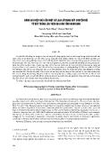 Đánh giá hiệu quả của một số loại sử dụng đất chuyển đổi từ đất trồng lúa trên địa bàn tỉnh Nam Định