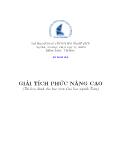 Giáo trình Giải tích phức nâng cao