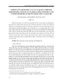 Nghiên cứu ảnh hưởng của các loại gốc ghép đến sinh trưởng, năng suất và chất lượng giống dưa vân lưới HT HOKKAIDO 06 trồng trong nhà có mái che