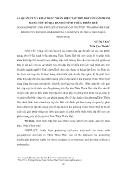 Quản lý và khai thác nhãn hiệu tập thể đối với sản phẩm mang yếu tố địa danh ở tỉnh Thừa Thiên Huế