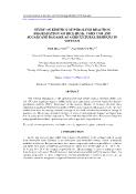 Study on kinetics of pyrolysis reaction (degradation) of rice husk, corn cob and sugarcane bagasse as agricultural residues in vietnam