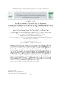 Study on Ozone Variation and its Relation with Solar Radiation in Vietnam Using Satellite Observation