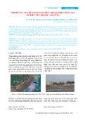 Ảnh hưởng của để giảm sóng đến chế độ thủy động lực bờ biển Tân Thành - Gò công