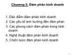 Bài giảng Giao tiếp trong kinh doanh - Chương 5: Đàm phán kinh doanh