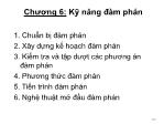 Bài giảng Giao tiếp trong kinh doanh - Chương 6: Kỹ năng đàm phán