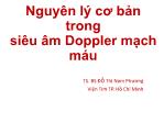 Bài thuyết trình Nguyên lý cơ bản trong siêu âm Doppler mạch máu - Đỗ Thị Nam Phương