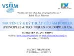 Bài thuyết trình Nguyên lý & Kỹ thuật siêu âm Doppler - Nguyễn Quang Trọng
