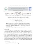 Evaluation of thick target PIXE analysis in the 5SDH-2 pelletron accelerator facility at VNU University of Science