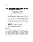 Sự ảnh hưởng của nhiệt độ trong quá trình thủy nhiệt tới việc hình thành dây nano Na₀.₄₄MnO₂