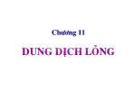 Bài giảng Hóa đại cương - Chương 11: Dung dịch lỏng - Huỳnh Kỳ Phương Hạ