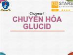 Bài giảng Hóa sinh - Chương 4: Chuyển hóa Glucid