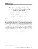 Đánh giá khả năng hấp phụ khí H₂ và CO₂ trong MIL-88A-Fe bằng phương pháp mô phỏng Monte Carlo chính tắc lớn