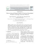 Physico-chemical characterization of forest and agricultural residues for energy conversion processes