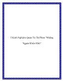 5 Kinh nghiệm quản trị từ phim 