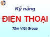 Bài giảng Kỹ năng điện thoại