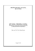 Tài liệu Kỹ năng thương lượng - Trần Lê Đăng Phương