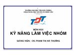 Bài giảng Kỹ năng làm việc nhóm - Phạm Thị Hà Thương