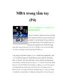 MBA trong tầm tay (Phần 4)