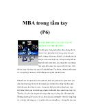 MBA trong tầm tay (Phần 6)