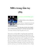 MBA trong tầm tay (Phần 8)