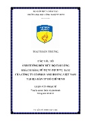 Luận văn Các yếu tố ảnh hưởng đến mức độ hài lòng khách hàng sự dụng dịch vụ taxi của Công ty Cổ phần Ánh Dương Việt Nam tại địa bàn Thành phố Hồ Chí Minh