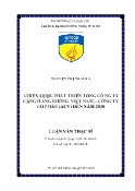 Luận văn Chiến lược phát triển Tổng công ty Cảng hàng không Việt Nam – CTCP (ACV) đến năm 2030