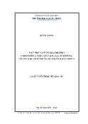 Luận văn Dạy học lịch sử địa phương theo hướng tiếp cận năng lực ở trường trung học phổ thông Thành phố Hải Phòng