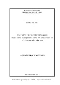 Luận văn Hoạt động của tổ chức công đoàn ở khu công nghiệp Sông Công tỉnh Thái Nguyên từ năm 1985 đến năm 2014