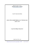 Luận văn Khu công nghiệp đồng văn tỉnh Hà Nam (2003 - 2017)
