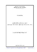 Luận văn Mạng lưới chợ nông thôn ở huyện Yên Phong tỉnh Bắc Ninh (1986 - 2016)
