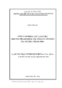 Luận văn Nâng cao động lực làm việc cho người lao động tại Công ty cổ phần Bia Hà Nội - Hải Dương