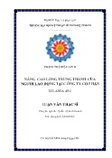 Luận văn Nâng cao lòng trung thành của người lao động tại Công ty cổ phần Lilama 45-1