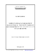 Luận văn Nghiên cứu chế tạo vật liệu hấp phụ từ quặng sắt Trại Cau - Thái Nguyên và khảo sát khả năng hấp phụ metylen xanh, metyl da cam của vật liệu hấp phụ
