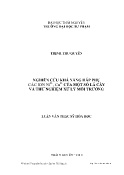 Luận văn Nghiên cứu khả năng hấp phụ các ion Ni²⁺, Cu²⁺ của một số lá cây và thử nghiệm xử lý môi trường