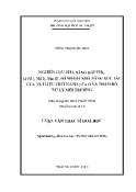 Luận văn Nghiên cứu khả năng hấp phụ Cr(VI), Ni(II), Mn(II, đánh giá khả năng xúc tác của vật liệu oxit nano γ-Fe₂O₃ và thăm dò xử lý môi trường