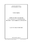 Luận văn Nghiên cứu khả năng hấp phụ Fe(III), Cr(VI) của các vật liệu đá ong biến tính và thử nghiệm xử lý môi trường