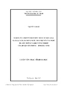 Luận văn Nghiên cứu phương pháp phân tích các kim loại: Bi , Cd, Cu, Ni, Pb, Zn trong nước thải một số làng nghề truyền thống và khu công nghiệp của huyện Yên Phong – tỉnh Bắc Ninh