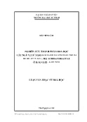 Luận văn Nghiên cứu thành phần hoá học cây Ngũ vị tử nam (Schisandra sphenanthera Rehd. et Wils.), họ Schisandraceae ở Dak Glei-KonTum