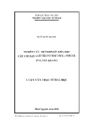 Luận văn Nghiên cứu thành phần hóa học của cây Cối xay