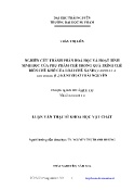 Luận văn Nghiên cứu thành phần hóa học và hoạt tính sinh học của phụ phẩm Chè trong quá trình chế biến Chè (khô) của loài Chè xanh (Camellia sinensis (L.) Kuntze) ở Thái Nguyên