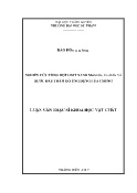 Luận văn Nghiên cứu tổng hợp oxit nano MnAl₂O₄, CoAl₂O₄ và bước đầu thăm dò ứng dụng của chúng
