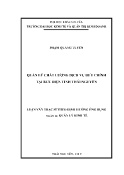 Luận văn Quản lý chất lượng dịch vụ Bưu chính tại Bưu điện tỉnh Thái Nguyên
