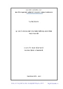 Luận văn Quản lý chi BHXH trên địa bàn tỉnh Thái Nguyên