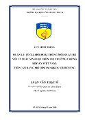 Luận văn Quản lý tỷ giá hối đoái trong mối quan hệ với tỷ suất sinh lợi trên thị trường Việt Nam: Tiếp cận bằng mô hình Markov Switching
