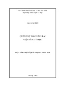 Luận văn Quản trị tài chính tại Viện Tâm lý học